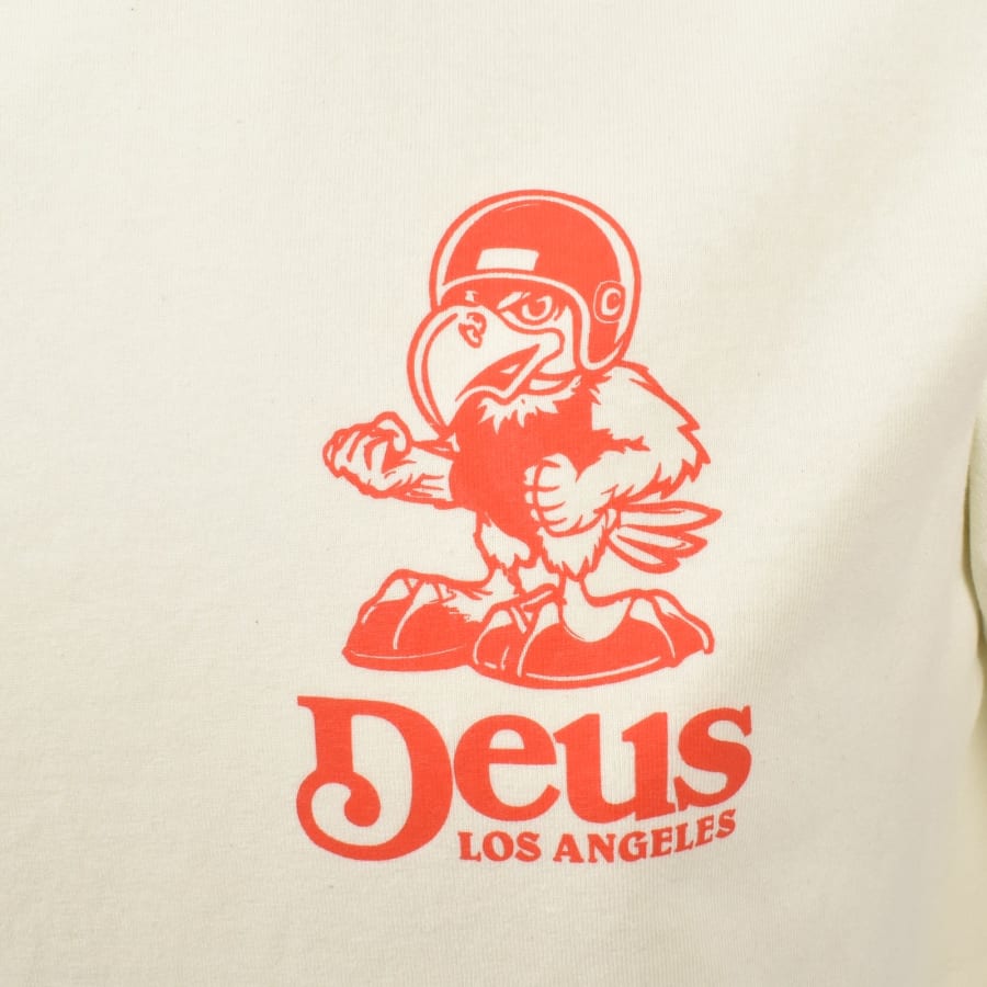 [DEUS EX MACHINA] Raptor Tee ★大人気★ Deus Ex Machina Raptor Box Fit T Shirt Cream | Mainline